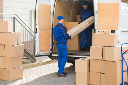 Local removals team supporting a move in Bow