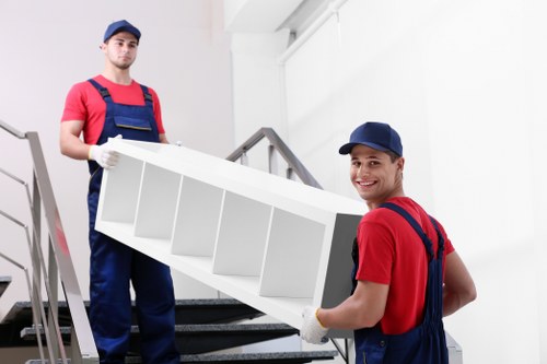 Residential removals support for a flat move in Bow