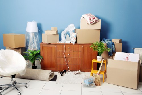A moving van suitable for flat and small office removals in Bow