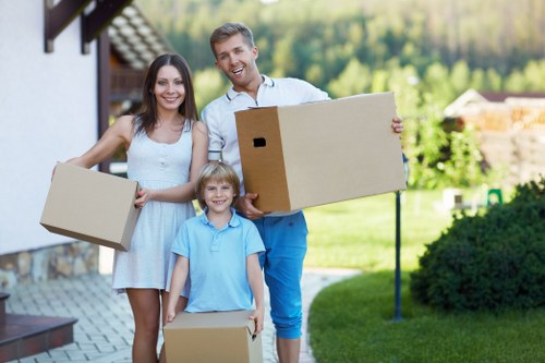 Van transport service for a flat move in Bow
