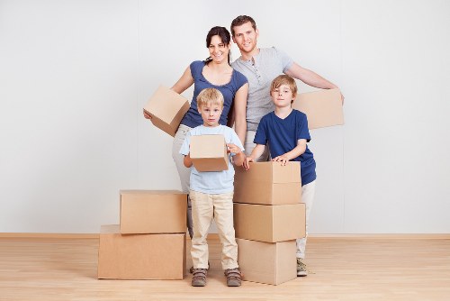 Example of a busy Bow terrace house move with access considerations