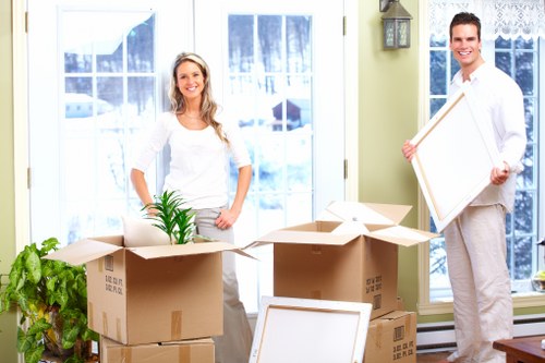Prepared furniture ready for pick-up in Bow
